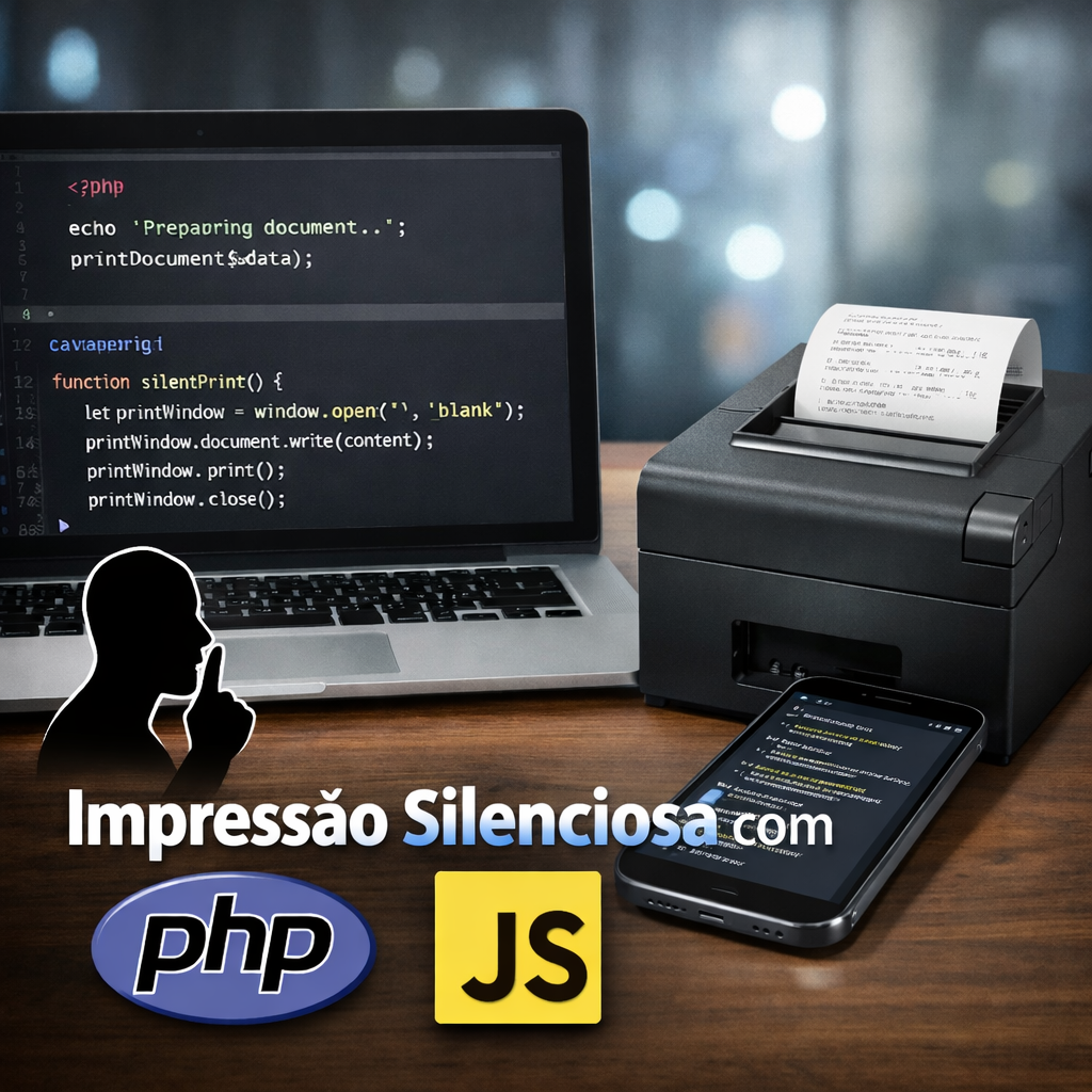 Impressão Silenciosa Automática com PHP e JS (Fila de Impressão)